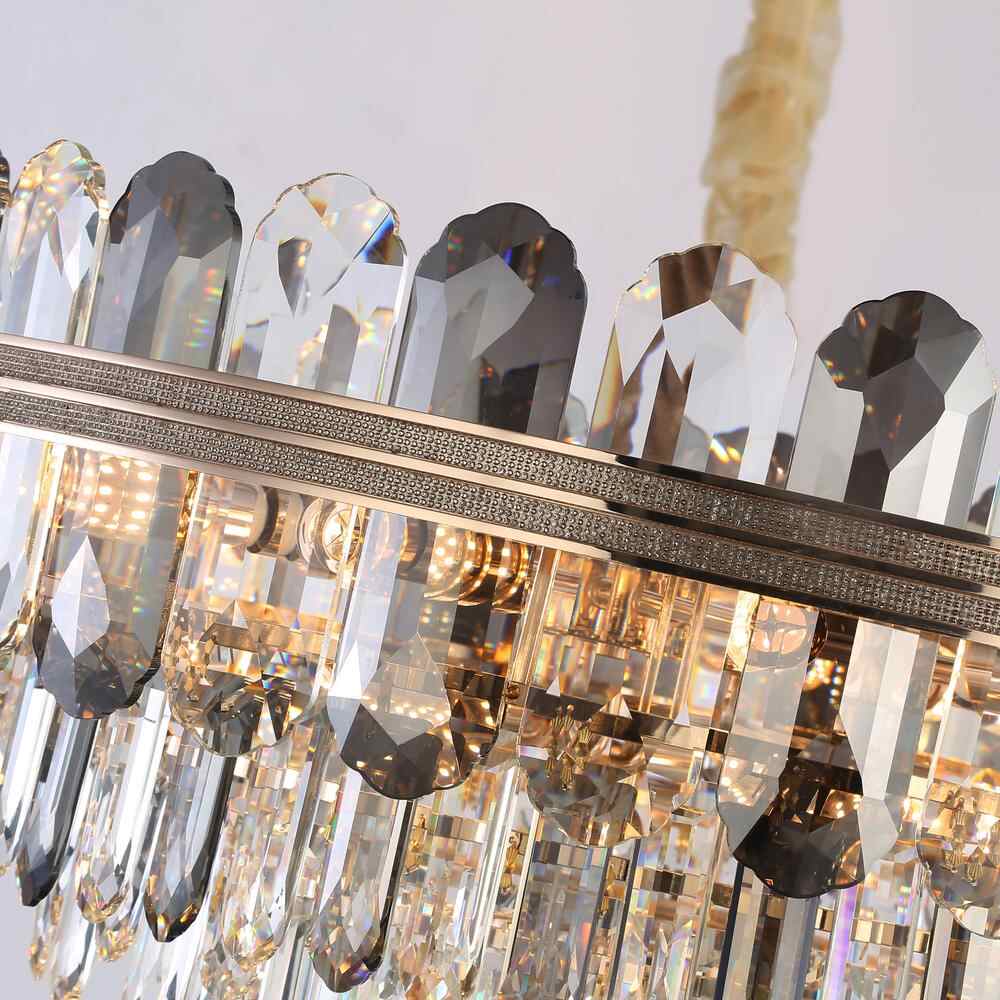 postmodern crystal LED pendent light details 1